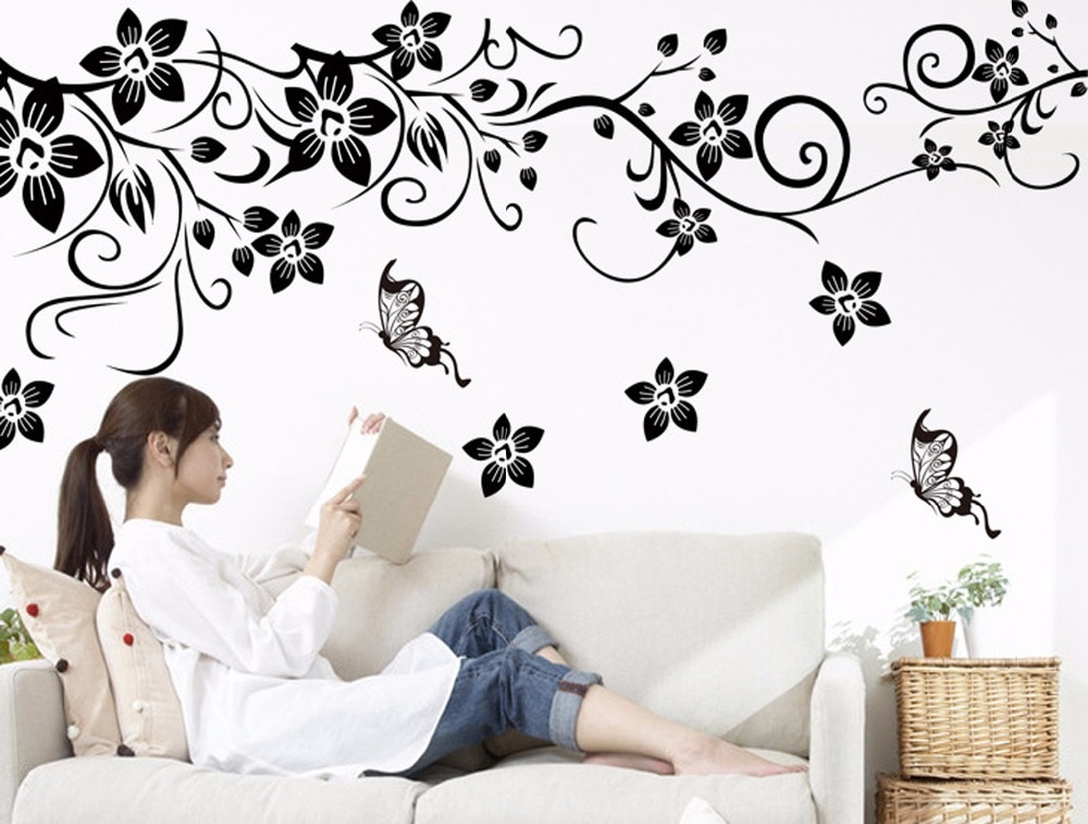 Romantic Sakura Flower Wall Sticker