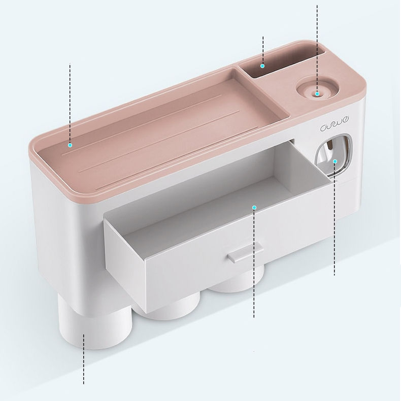 Wall Mounted Toothbrush Holder Bathroom Accessories