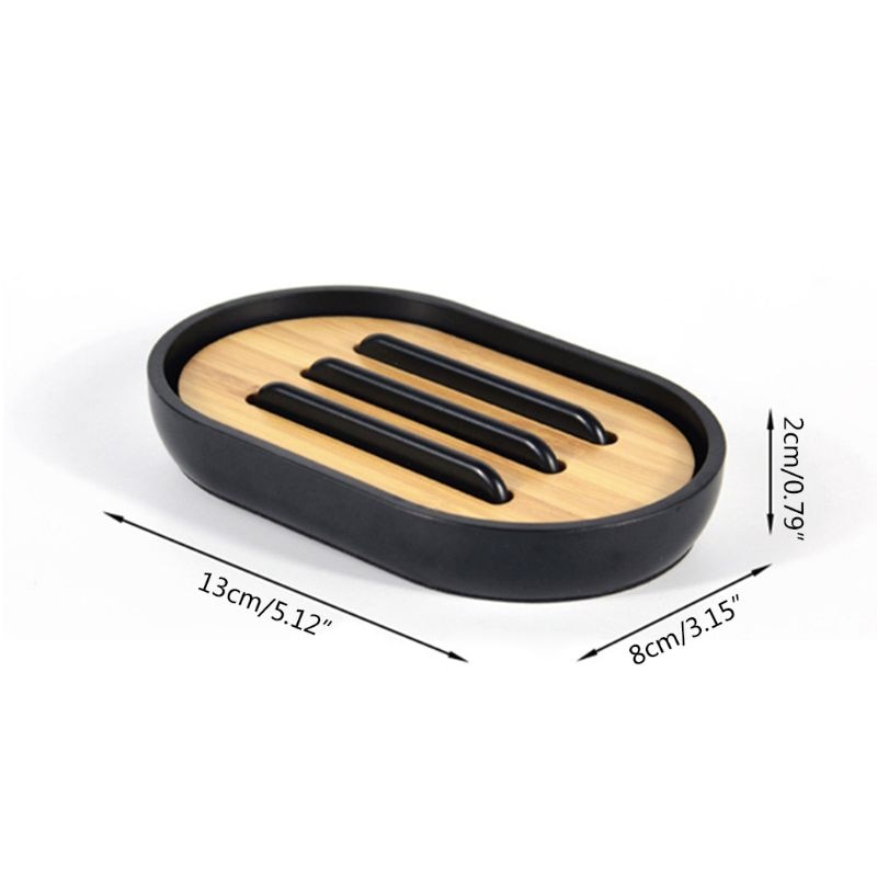 Natural Bamboo Soap Dish with Lid
