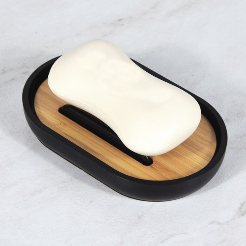 Natural Bamboo Soap Dish with Lid