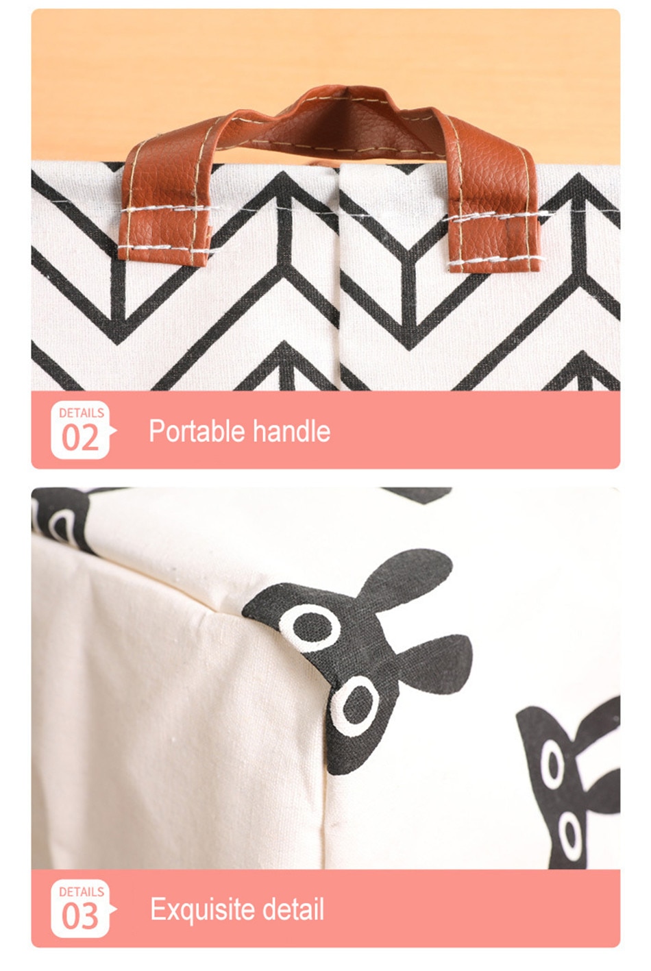 Home Folding Laundry Basket