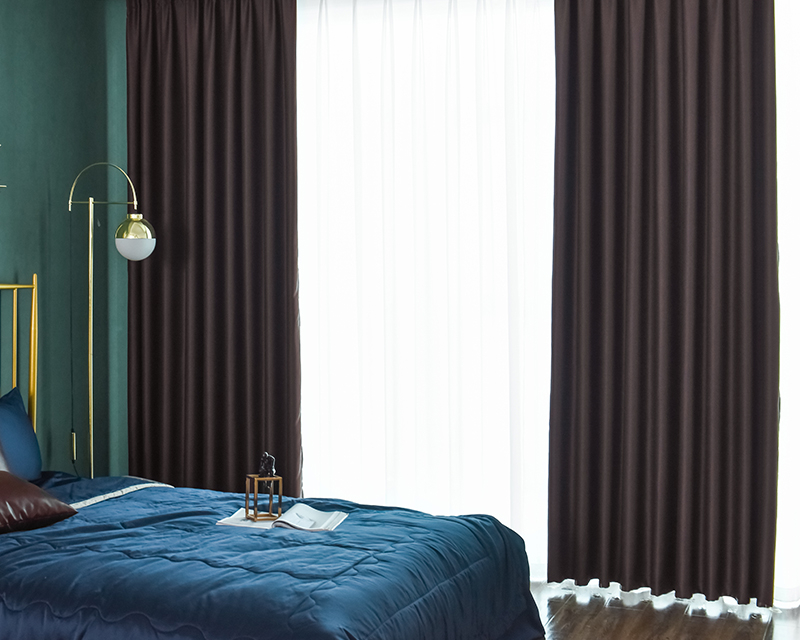 Solid Blackout Windows Curtains for Living Room