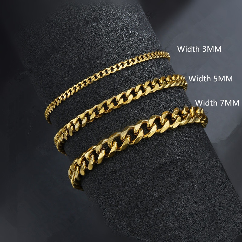 Classic Stainless Steel Chain Bracelet For Men